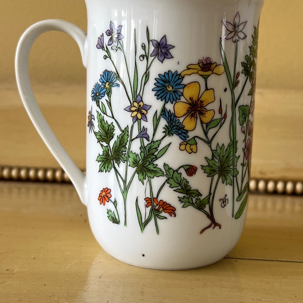 Washington Cathedral “Wild Flowers” Teacups - Picture 3 of 5